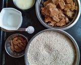 A picture of step 1 of Gajak.