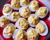A picture of step 3 of Stuffed Eggs.