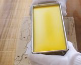 A picture of step 8 of Easy! Creme Caramel / Giant Flan used a loaf pan.