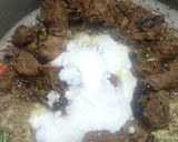 A picture of step 5 of Beef yakhni pulao.