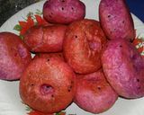 Foto langkah ke 6 dari resep Donat Kentang Buah Naga.