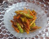 गाजर मिर्ची का इन्स्टैंट आचार रेसिपी चरण 8 फोटो