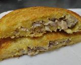 Foto del paso 6 de la receta: Arepa🫓de maiz🌽rellena de pollo🍗piña🍍y queso🧀🥯