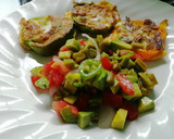 Foto del paso 4 de la receta: Rodajas de chile morrón y ensalada de nopales