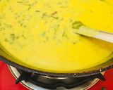 A picture of step 4 of Palak kadi.