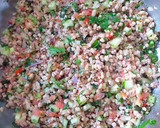 Foto del paso 9 de la receta: Tabulé de bulgur de vegetales con menta y yogur agrio