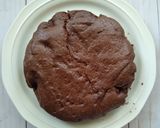 A picture of step 6 of Steamed Dark Chocolate Cake.