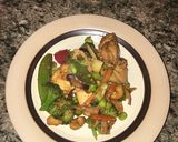 A picture of step 6 of Honey garlic stir fry chicken.