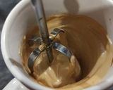 A picture of step 2 of Dalgona Coffee.