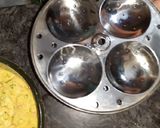 A picture of step 5 of Masala idli.