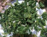 मूली के पत्ते की सब्जी(mooli ke patte ki sabzi recipe in hindi) रेसिपी चरण 1 फोटो