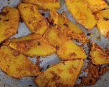 A picture of step 5 of Pumpkin Masala Fry.