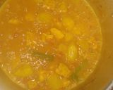 A picture of step 12 of Bonless Aloo murgi salan.