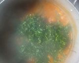 A picture of step 5 of Ogbono with okro soup.