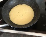 A picture of step 2 of 4 ingredient banana pancakes.