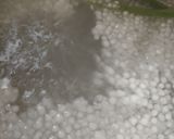 Gambar langkah 2 resipi Bubur Jagung Sagu.