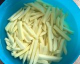 A picture of step 1 of French Fries 🍟🍟.