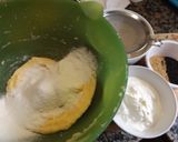 Foto del paso 2 de la receta: Bizcocho de sésamo blanco y negro con crujiente azucarado de frutos secos
