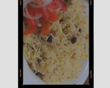A picture of step 10 of Qabli or Kaly chany ka Pulao.