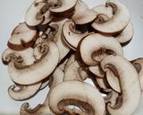 A picture of step 1 of Rice Porridge with Button Mushrooms.