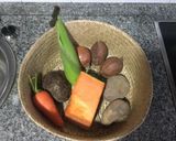 Foto del paso 1 de la receta: Potaje canario de berros (a mi manera) en olla rápida