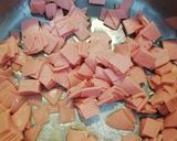 Carbonarás gombás cukkinis baconos tészta recept fázis 2 fotója