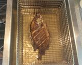 A picture of step 4 of Fried Mojarra.