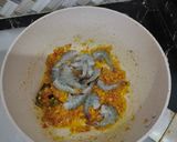 Foto langkah ke 3 dari resep Udang Tahu Telur Puyuh Santan Pedas.