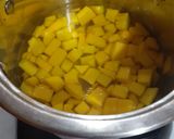 Foto del paso 9 de la receta: Tarta de doble queso con maíz y una compota de mango