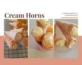 A picture of step 2 of Creamy Cream Horns.