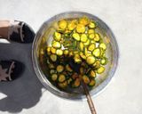 A picture of step 2 of Karele ka achar.