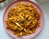 Gambar langkah 5 resipi Laksa Goreng.