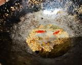 A picture of step 3 of Kadhi pakore.