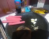Foto langkah ke 2 dari resep Sosis bakar pedas.