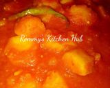 A picture of step 6 of Saucy Potatoes #My4WeeksChallenge.
