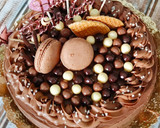 Foto del paso 15 de la receta: Tarta de chocolate, pera y cobertura chocolate cheesecream 🍫🍐