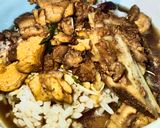 Foto langkah ke 1 dari resep Rawon ayam bumbu instan indofood.