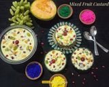 A picture of step 8 of Mixed Fruit Custard (Holi Special).