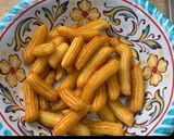 A picture of step 6 of Balah el Sham (Egyptian churros).