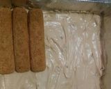 Foto del paso 4 de la receta: Postre de vainillas en oporto, crema de dulce de leche y durazno