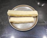 A picture of step 6 of Fireless Coconut Stuffed Burfi.