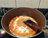 A picture of step 5 of Satvik mixed vegetable.