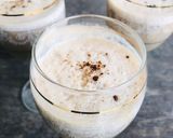 A picture of step 3 of Banana coffee shake.