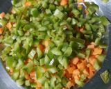 A picture of step 3 of Jain Paneer Pasta.