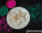 A picture of step 10 of Kaju katli.