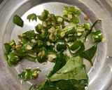 A picture of step 3 of Moong dal dosa.