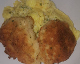 Foto del paso 5 de la receta: Polenta con filete de soja rebozado