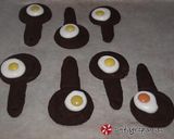 Φωτογραφία βήματος 10 της συνταγής Cookies τηγανάκια με αυγά μάτια