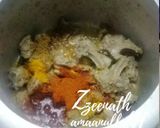 A picture of step 2 of Makhni Mutton.