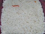 Arroz con elote y queso horneado